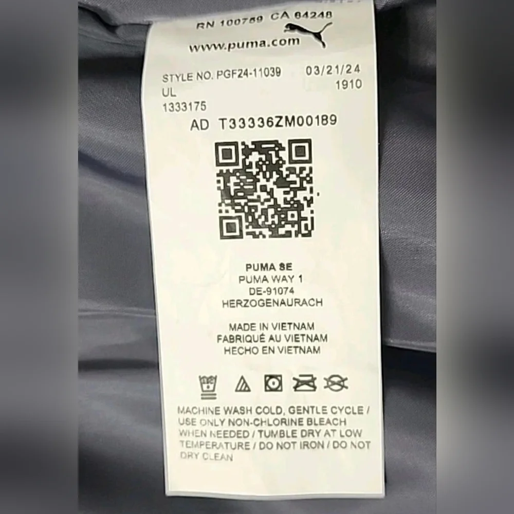 Puma brand size